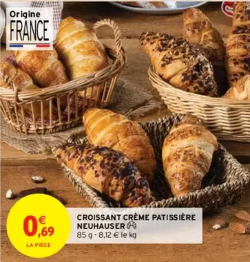 Croissant Crème Patissière Neuhauser