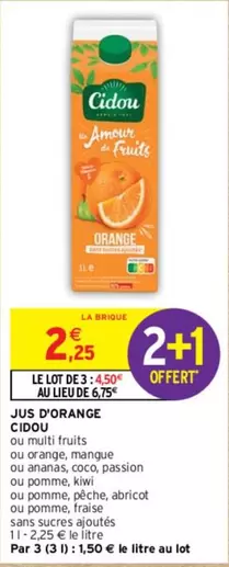 Cidou - Jus D'orange