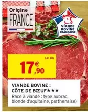 Viande Bovine: Côte De Bœuf