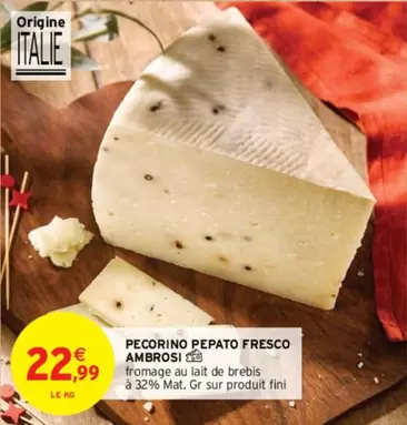 Ambrosi - Pecorino Pepato Fresco