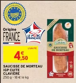 Clavière - Saucisse De Morteau Igp