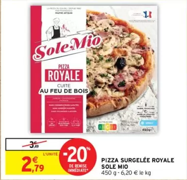 Sole Mio - Pizza Surgelée Royale