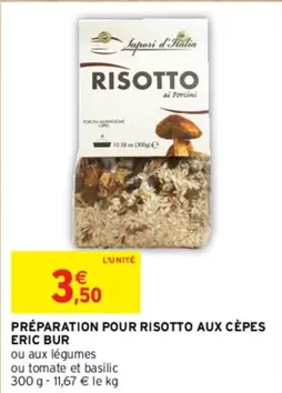 Eric Bur - Préparation Pour Risotto Aux Cèpes