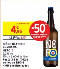 Nepo - Bière Blanche Combawa