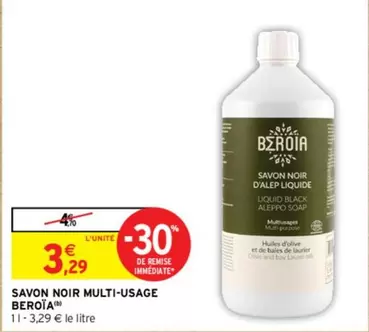 Beroia - Savon Noir Multi-usage