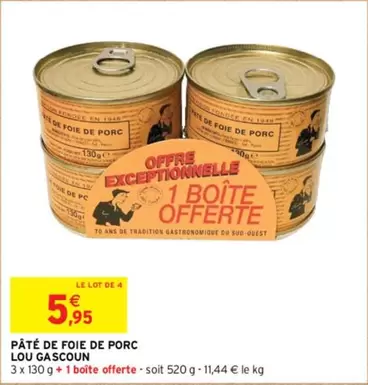 Lou Gascoun - Pâté De Foie De Porc