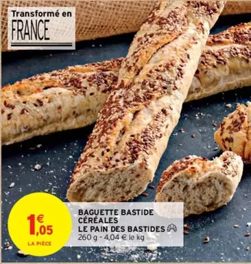 Bastide - Le Pain Des s - Baguette  Céréales