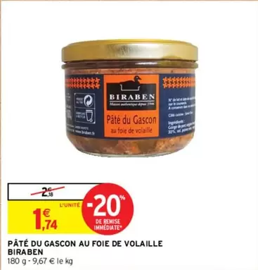 Biraben - Pâté Du Gascon Au Foie De Volaille