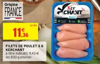 Kerchant - Filets De Poulet X 6