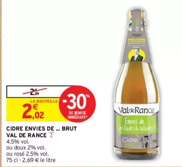 Val de Rance - Cidre Envies De... Brut