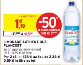 Plancoet - Limonade Authentique