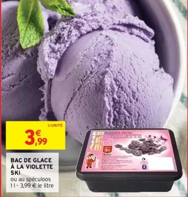 Bac De Glace À La Violette Ski