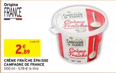 Campagne De France - Crème Fraîche Épaisse