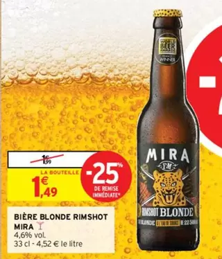 Rimshot Mira - Bière Blonde