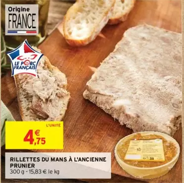 Prunier - Rillettes Du Mans A L'ancienne