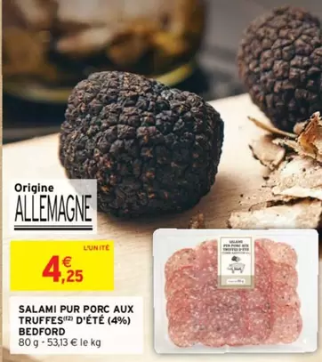 Beeford - Salami Pur Porc Aux Truffes D'ete