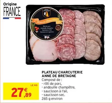 Plateau Charcuterie Anne De Bretagne