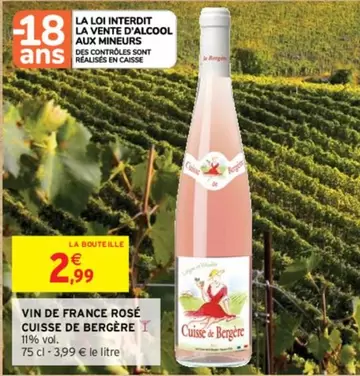 Cuisse De Berger - Vin De France Rosé