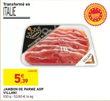 Villani - Jambon De Parme Aop