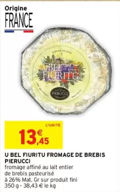 U - Pierucci -  Bel Fiuritu Fromage De Brebis