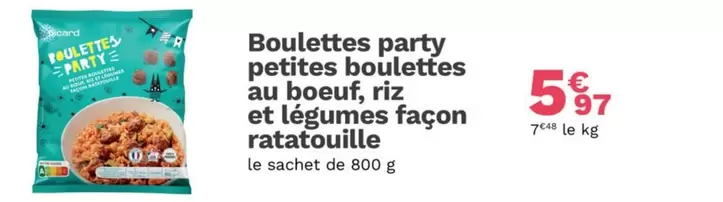 Boulettes Party : Petites Boulettes au Boeuf, Riz et Légumes Façon Ratatouille - Un délice à partager !