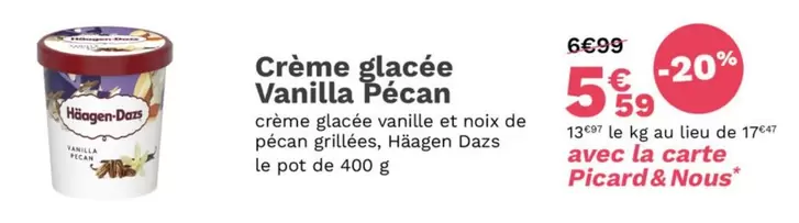 Picard - Crème Glacée Vanilla Pécan