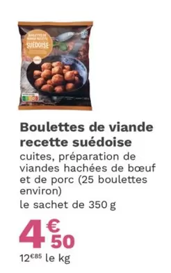 Boulettes De Viande Recette Suédoise