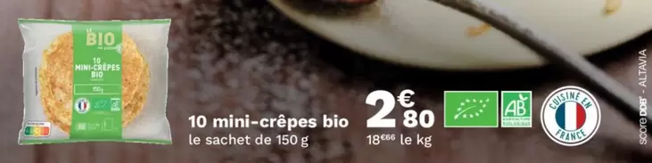 Picard - 10 Mini-Crêpes Bio