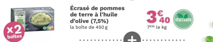 Écrasé De Pommes De Terre À L'huile D'olive