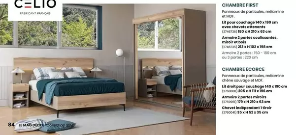 Chambre First offre sur Les Experts Meubles