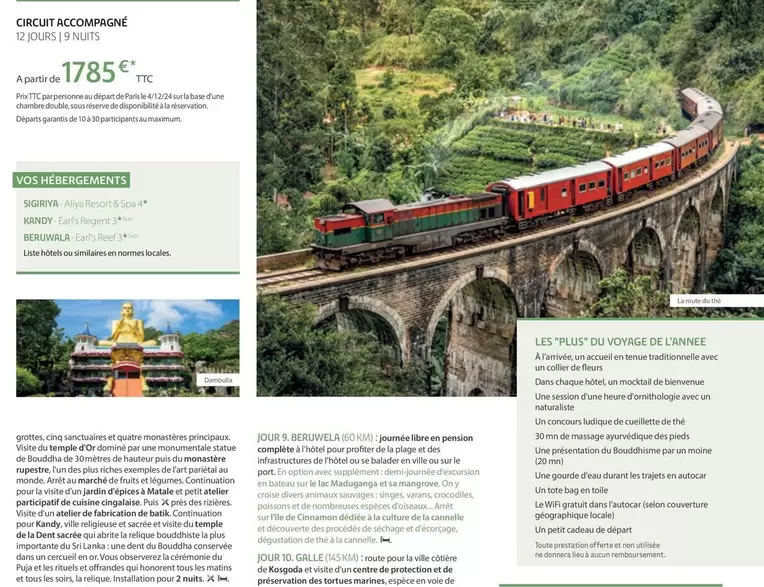 Circuit Accompagné 12 Jours offre à 1785€ sur Salaün Holidays