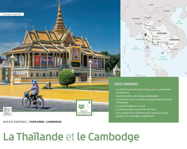 La Thaïlande Et Le Cambodge offre sur Salaün Holidays
