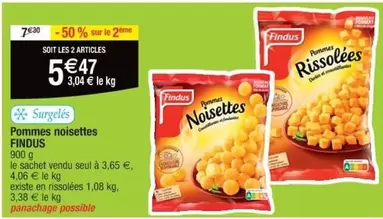 Findus - Pommes Noisettes