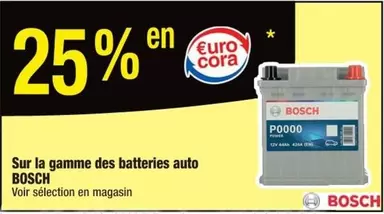 Cora - Bosch - Sur La Gamme Des Batteries Auto