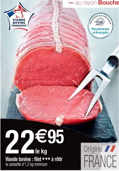 Viande Bovine: Filet À Rôtir