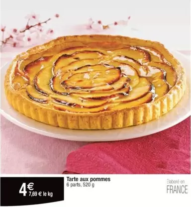 Tarte Aux Pommes offre à 4,79€ sur Cora