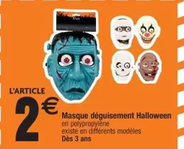 Masque Déguisement Halloween