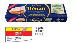 Hénaff - Henaff - Le Pate