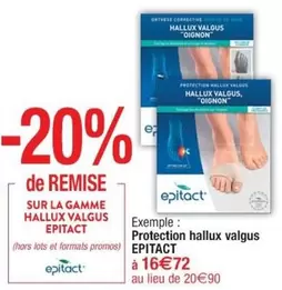 Epitact - Sur La Gamme Hallux Valgus