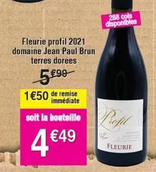 Domaine Jean Paul Brun - Fleurie Profil 2021