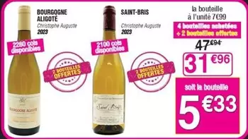 Christophe Auguste - Bourgogne Aligote