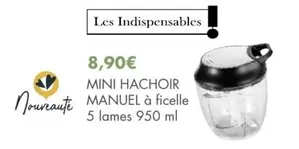 Mini Hachoir Manuel offre à 8,9€ sur E.Leclerc