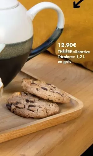 Theiere Reactive Tricolore offre à 12,9€ sur E.Leclerc