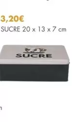 Sucre 20 X 13 X 7 Cm offre à 3,2€ sur E.Leclerc