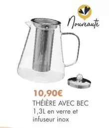 Théière Avec Bec 1,3L offre à 10,9€ sur E.Leclerc