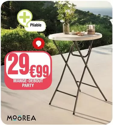 Moorea - Mange-Debout Party offre à 29,99€ sur La Foir'Fouille