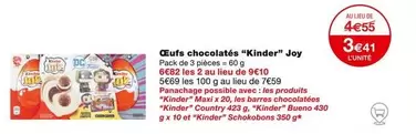 Kinder - Œufs Chocolates "Kinder" Joy