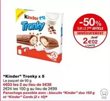 Kinder - Tronky X 5