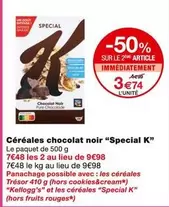 Kellogg's - Special K Céréales Chocolat Noir