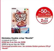 Nestlé - Céréales Cookie Crisp